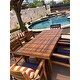 Avon Outdoor Rustic 7-piece Rectangular Acacia Wood Dining Set by Christopher Knight Home