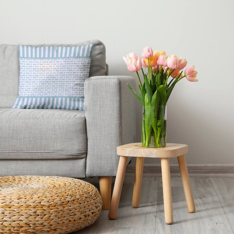 Dots and Dashes Decorative Throw Pillow