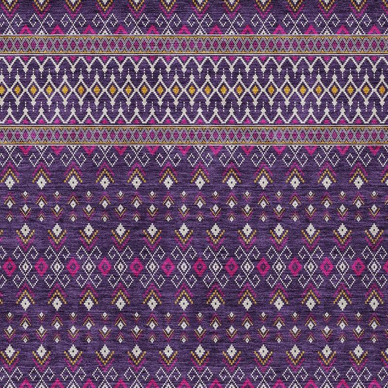 HomeRoots Tribal Transitional Rectangle Outdoor Rug