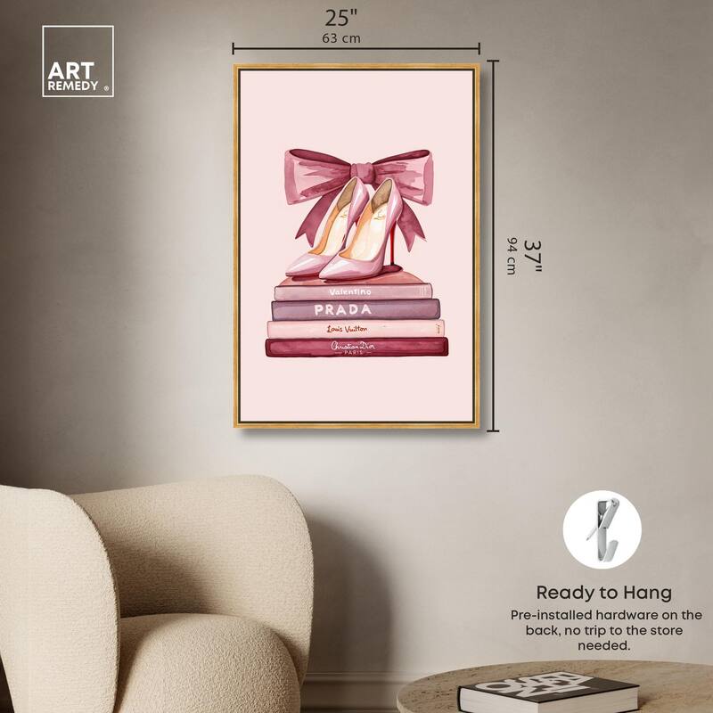 Stack of Fashion Canvas by Art Remedy