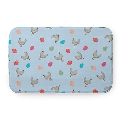 Chickens and Eggs Bathmat