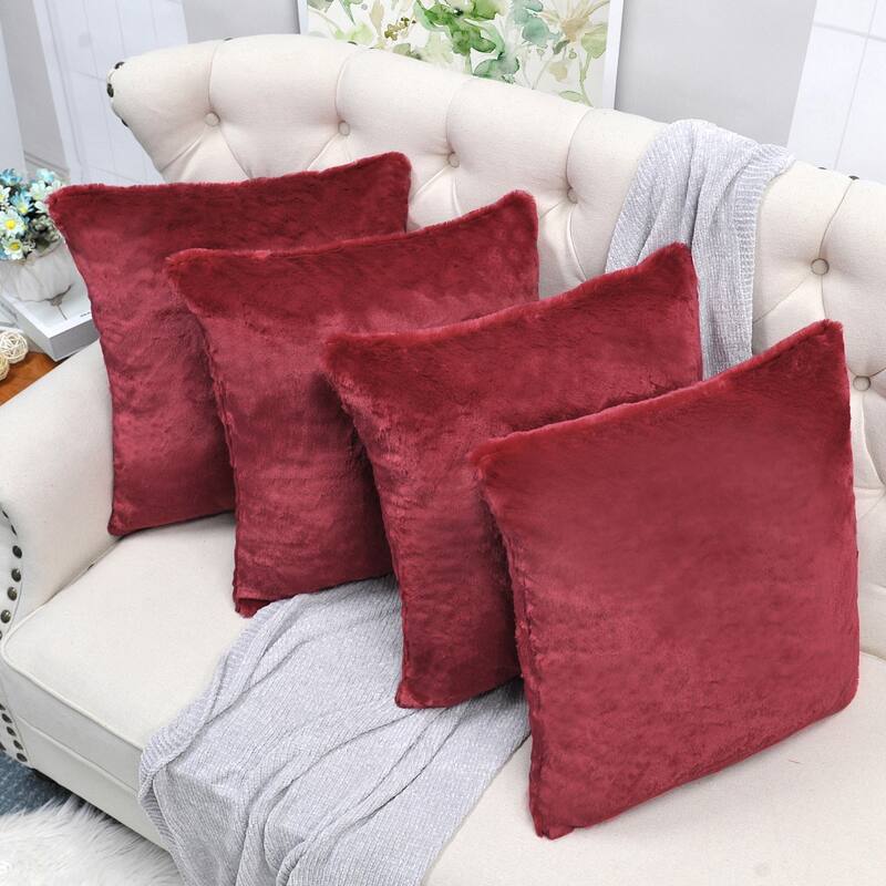 Fauxfur Pillow Shell Set 20'X20"