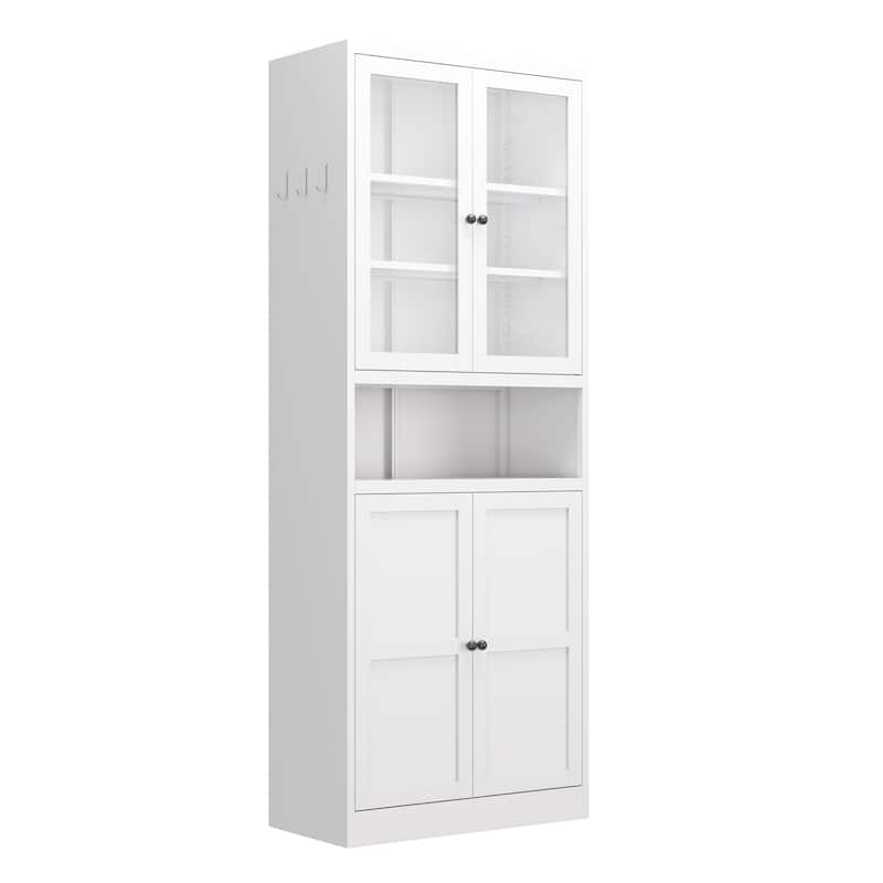72" Metal Kitchen Pantry Cabinet