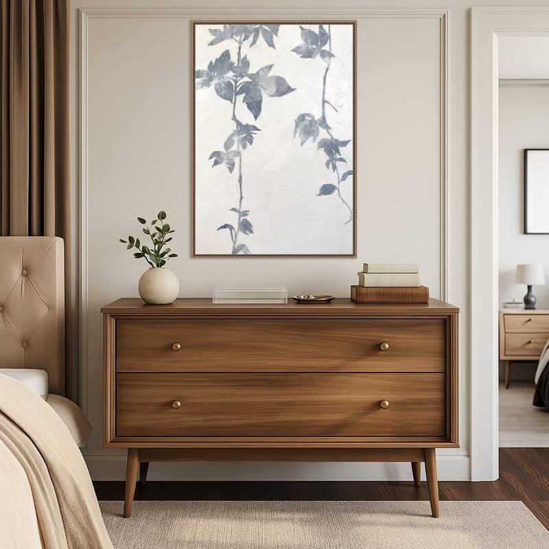 Thoughts About the Past No. 1 by Maya Woods Framed Canvas Wall Art Print