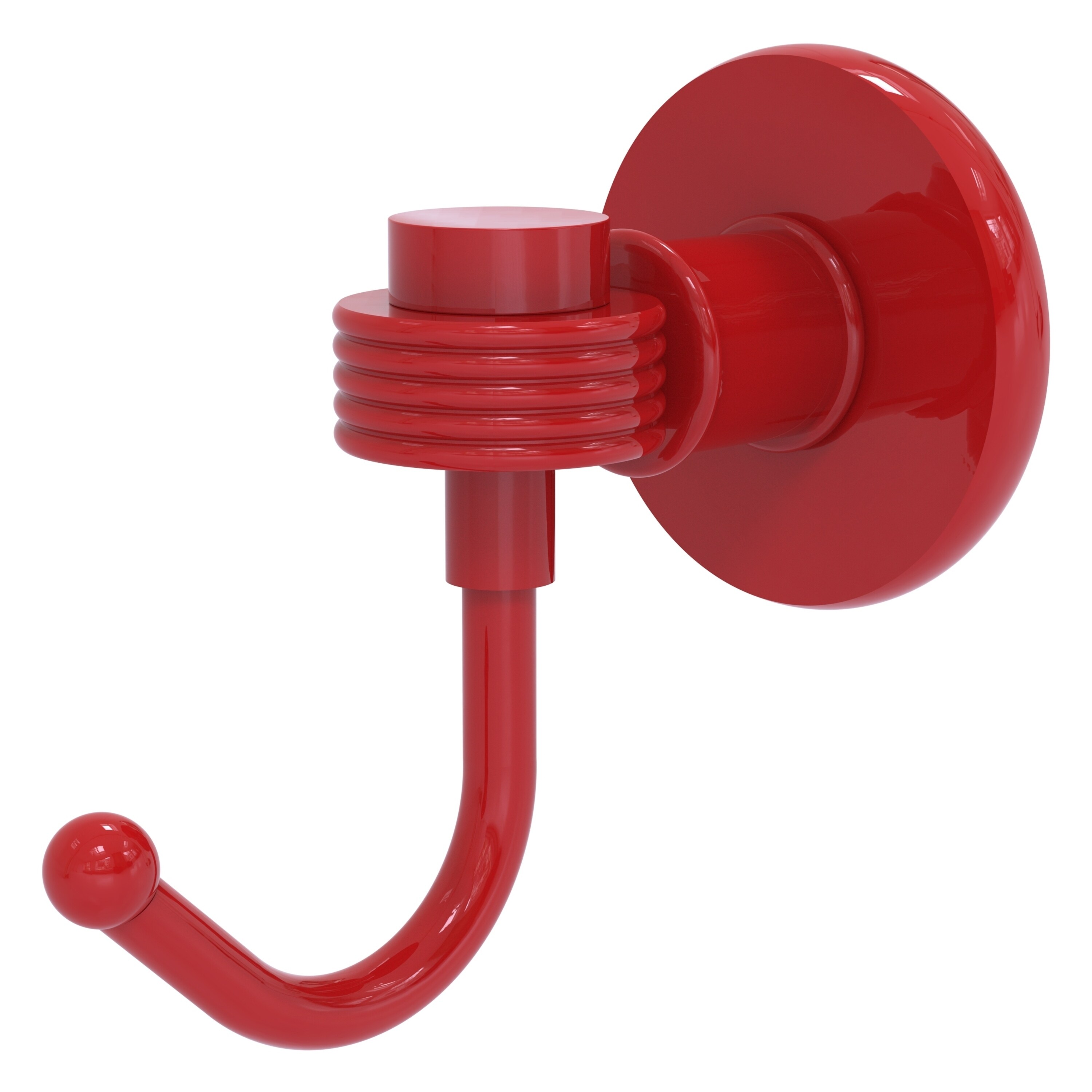 Allied Brass Continental Collection Robe Hook with Grooved Accents