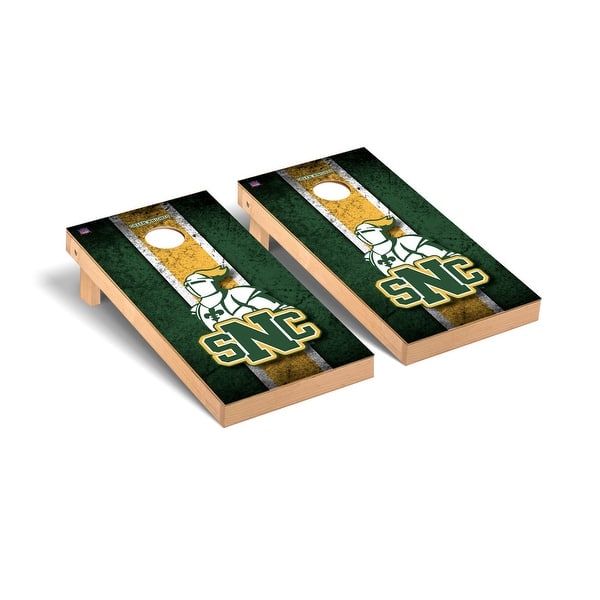 slide 2 of 5, St. Norbert Green Knights Vintage Cornhole Board Set