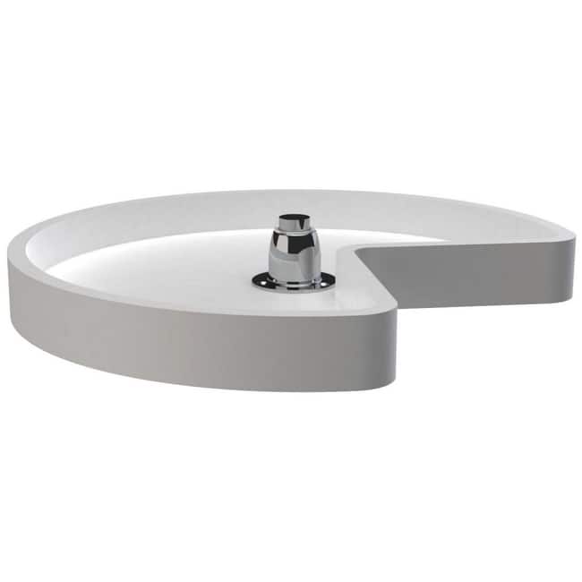 Rev-A-Shelf 6421 Series 18 Inch Pie Cut Single Lazy Susan Shelf with