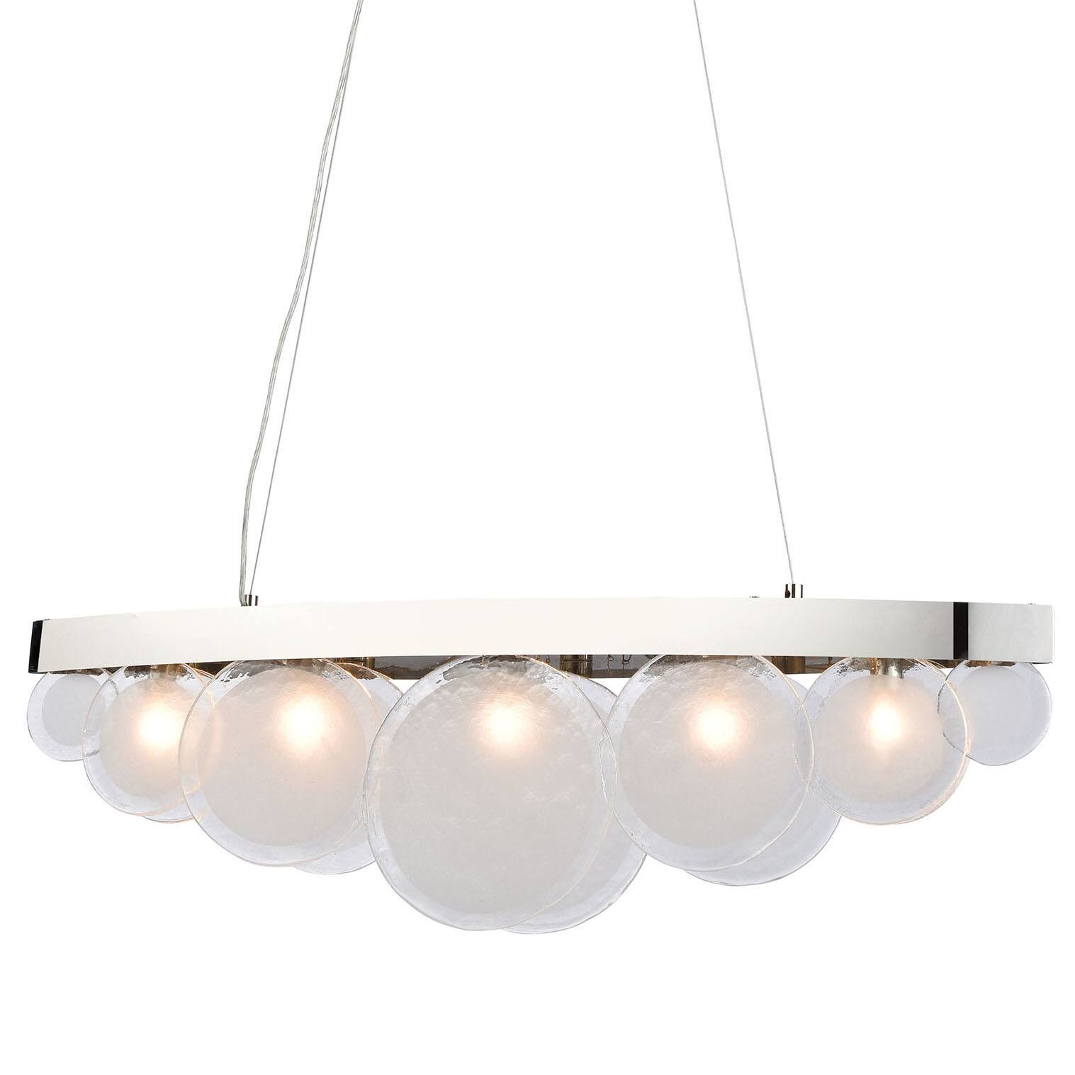 Elk Home D4210  Zoetrope 5 Light 39" Wide Linear Chandelier - Chandeliers For Bedrooms by Overstock.com