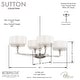 preview thumbnail 14 of 16, Sutton By Robin Baron - Semi Flush And Pendant