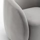 preview thumbnail 80 of 107, SEYNAR Modern Glam Velvet Upholstered 360 Degree Swivel Accent Armchair Set of 2