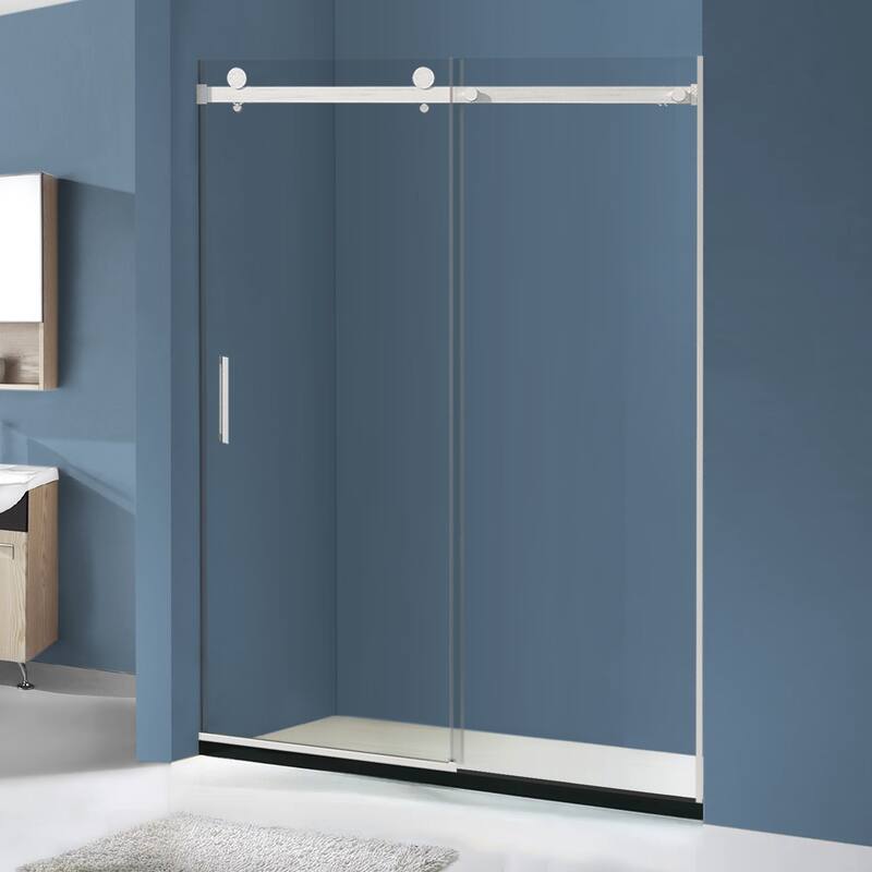 Topcraft 56“-60 ”W x 70 "H Frameless Shower Door