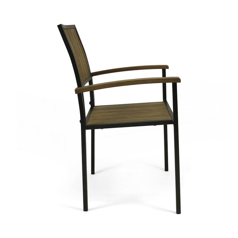 Industrial Chic Dining Chairs Set of 2