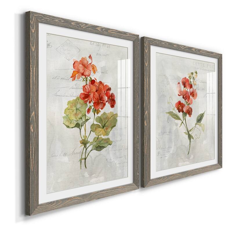 Linen Geranium-Premium Framed Print - Ready to Hang