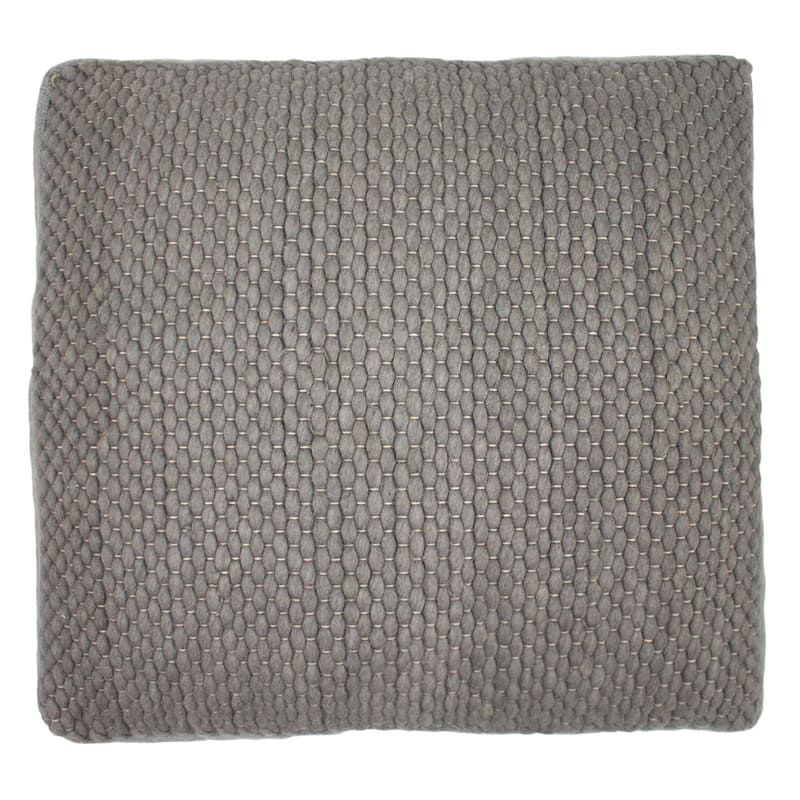 Jiti Indoor Braided Design Casual Lounging Pouf Ottoman Seating for Indoor Space.