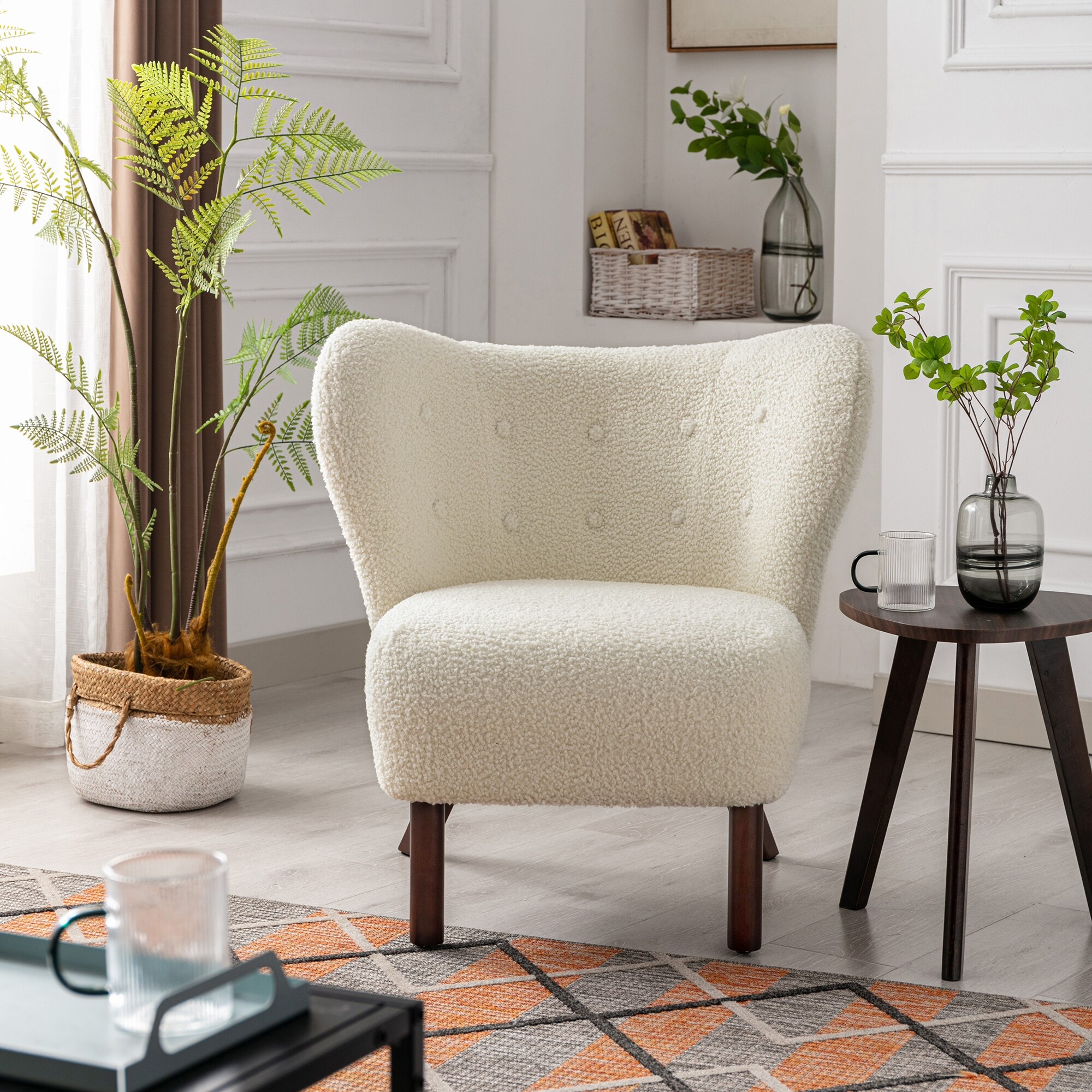 Overstock wingback chair cheap