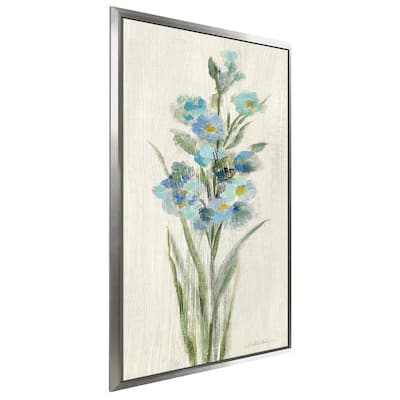 "Farm Flower IV Light" Print on Floating Canvas