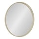 preview thumbnail 58 of 97, Kate and Laurel Travis Round Wood Accent Wall Mirror