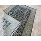 preview thumbnail 11 of 10, Hand Knotted Black Hereke with Wool & Silk Oriental Rug (6' x 8'11") - 6' x 8'11"