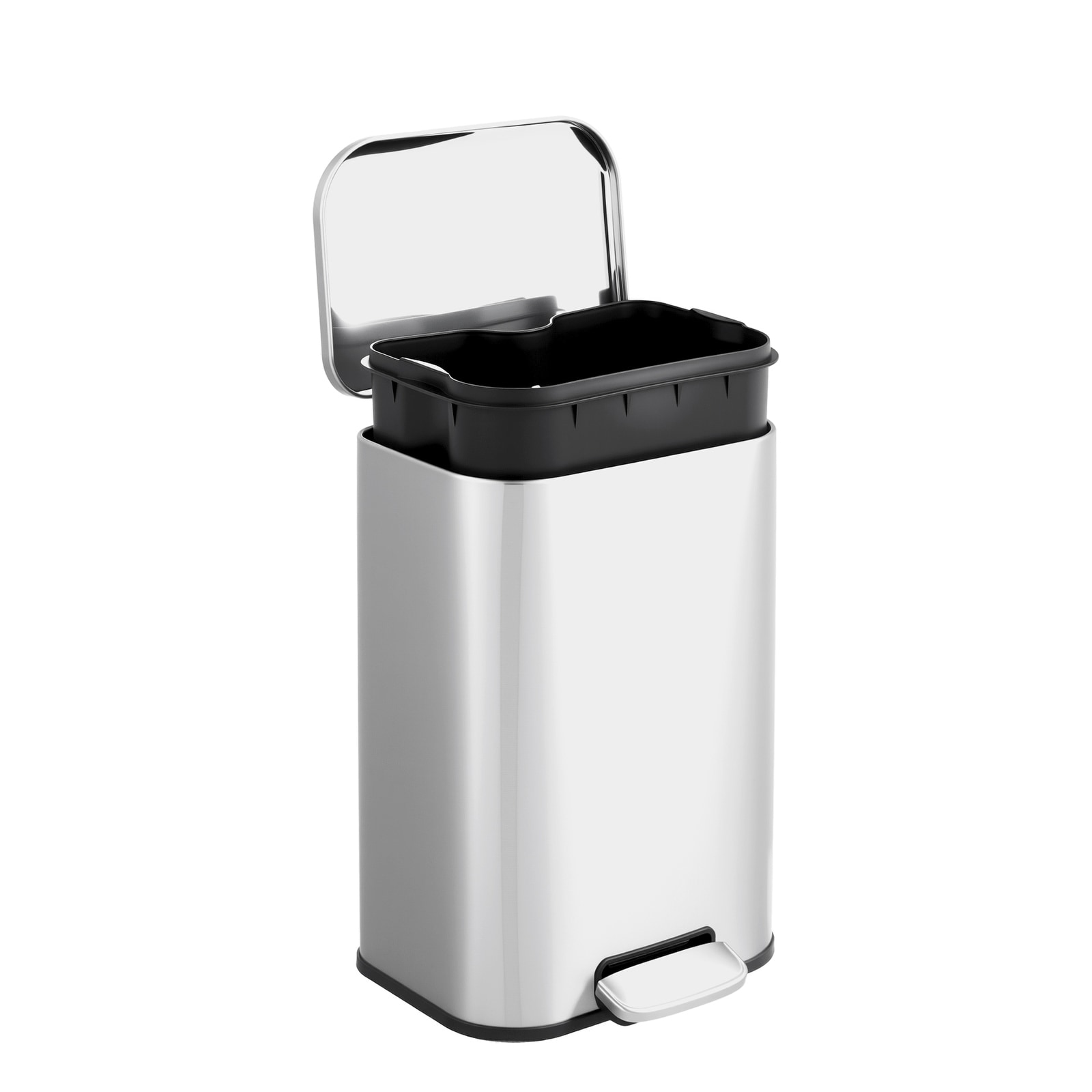 Garvee Trash Can, Step Garbage Can with Soft-Close Lid