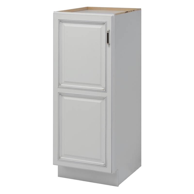 Sunny Wood Riley 48" Wood Floor Standing Bathroom Linen Tower Bottom