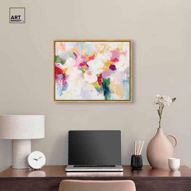 Saturated Colors I Canvas by Art Remedy