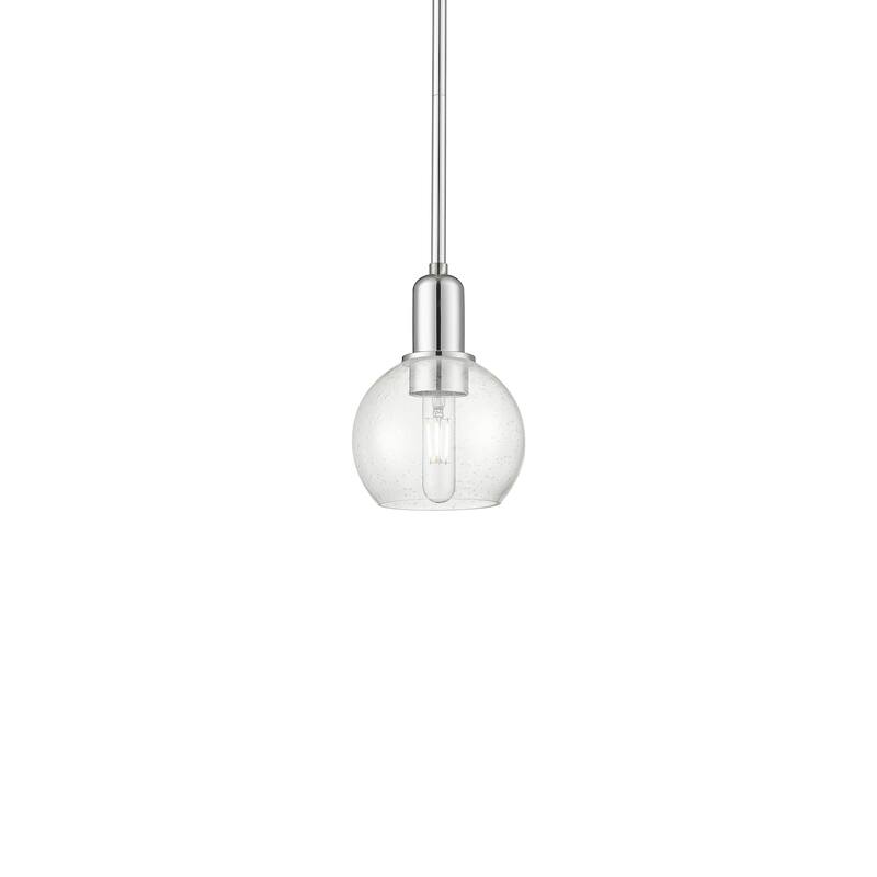 Innovations Lighting 716-1S-9-6 Athens Pendant Athens 6" Wide Mini - Polished Chrome / Seedy