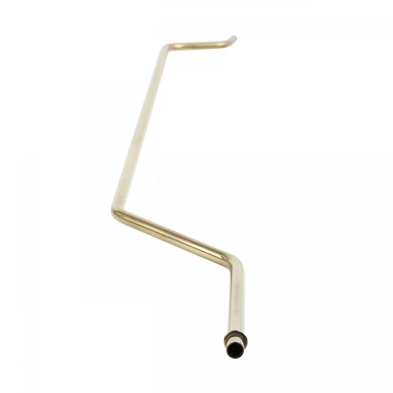 High Tank Toilet - Light Oak Stained Tank, Conversion Kit Stainless steel Z-Pipe Renovators Supply