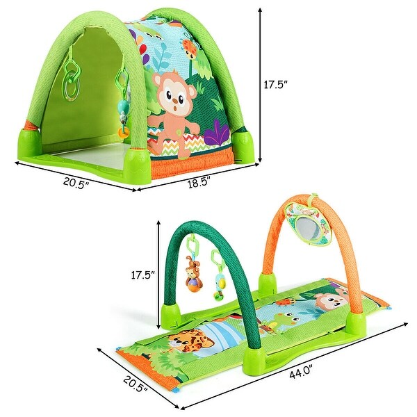 4-in-1 Baby Play Activity Center Gym Mat