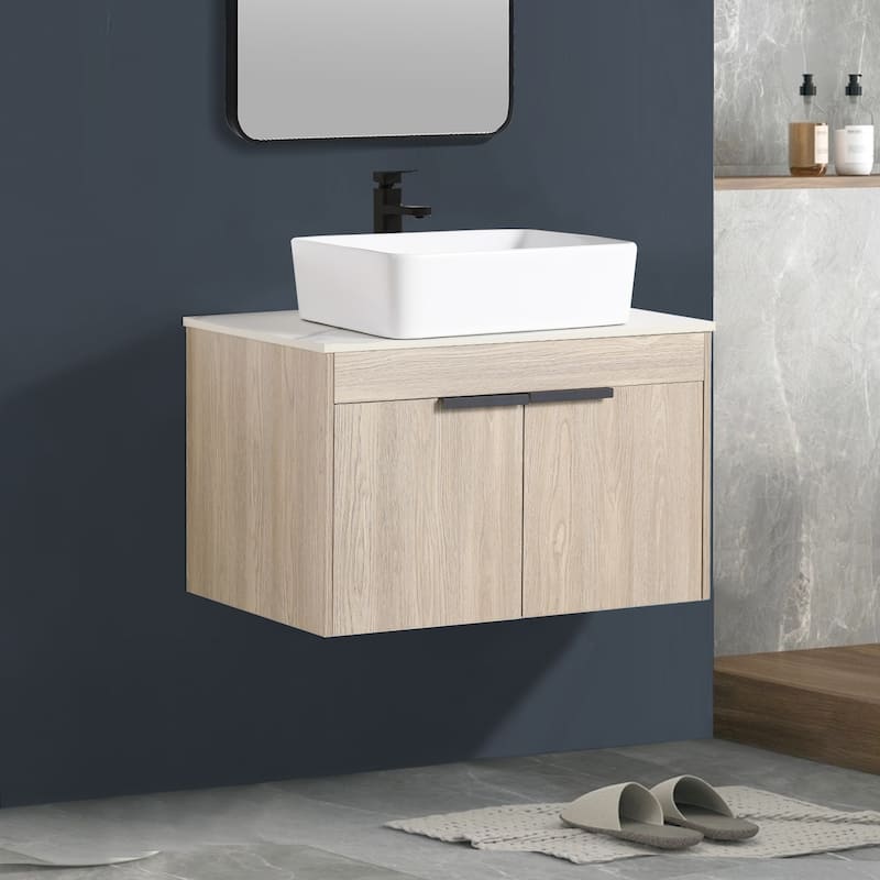 Topcraft Wall Mounted Bathroom Vanity with Sink