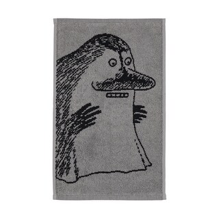 Moomin by Arabia Hand Towel 12x19.7in The Groke Grey - 12 x 19.7"