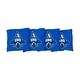 preview thumbnail 1 of 1, University of New Orleans Privateers Light Blue Cornhole Bags All-Weather Resin Filled