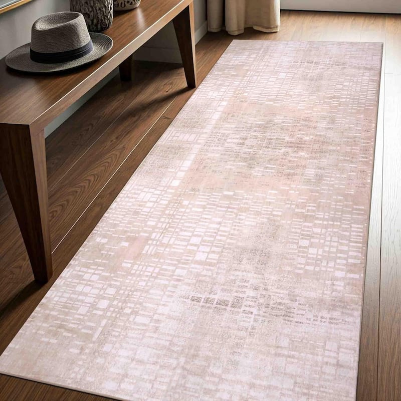 Delara Machine Washable Area Rug, Soft & Durable, Non-Slip Backing, Eco- Friendly GRS certified.