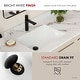 preview thumbnail 6 of 11, STYLISH 21x15 inch Porcelain Rectangular Undermount Vanity Sink with Overflow