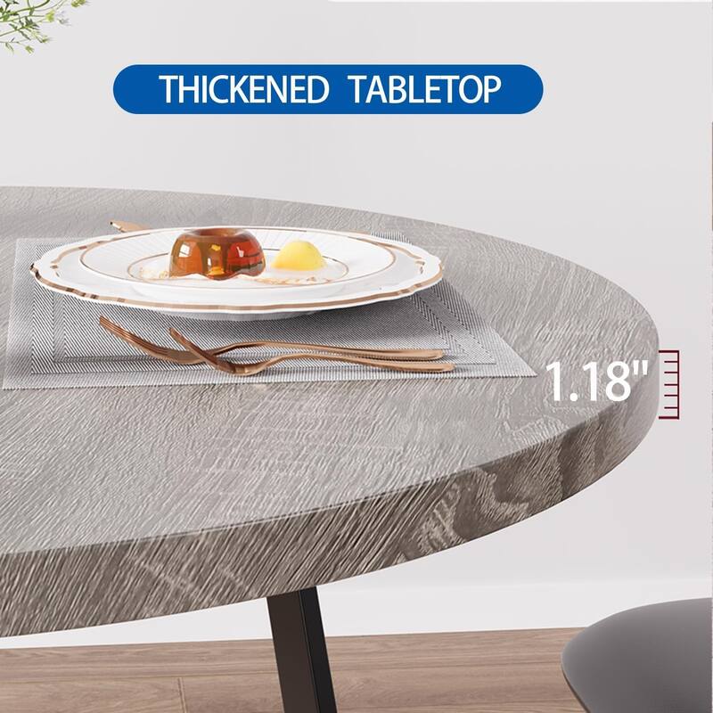 Dining Table Set for 2 with Upholstered Chairs, Kitchen Table and Chairs for 2, 3 Piece Dining Room Table Set