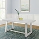 preview thumbnail 13 of 52, Plank and Beam Classic Solid Wood Dining Table - 72" White Wirebrush