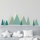 preview thumbnail 3 of 5, Walplus Colorful Green Mountains Landscape Children Kids Wall Stickers