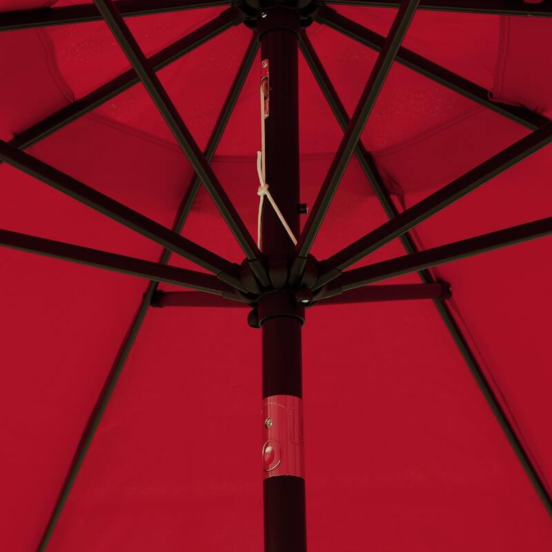 9' Outdoor Patio Umbrella, Outdoor Table Umbrella, Yard Umbrella, Market Umbrella with 8 Sturdy Ribs, Push Button Tilt and Crank