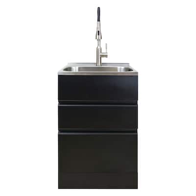 Transolid TRS_TC2D-2222 Contemporary Laundry Cabinet 21-13/16" Free