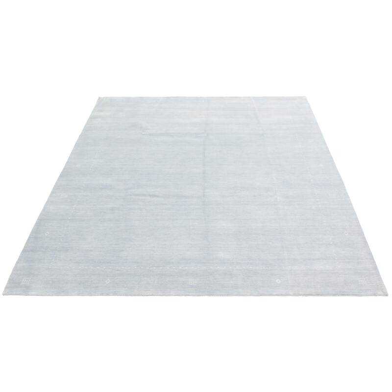 ECARPETGALLERY Hand Loomed Kashkuli Gabbeh Light Blue Wool Rug - 8'2 x 9'10