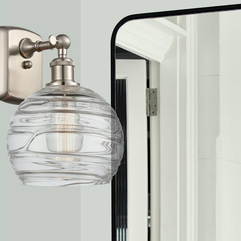 Innovations Lighting Athens Deco Swirl - 1 Light 8" Sconce
