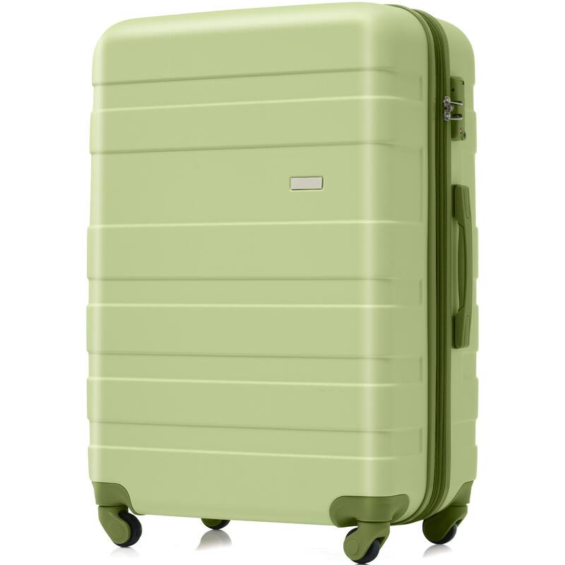 3 Pcs Luggage Set, Expandable ABS Hardshell Suitcases Spinner Wheels with TSA Lock 20''24''28''