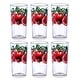 preview thumbnail 1 of 3, STP Goods Pomegranate Drinking Glasses Set of 6