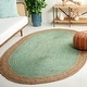preview thumbnail 20 of 125, SAFAVIEH Handmade Natural Fiber Charlyne Bordered Round Jute Rug