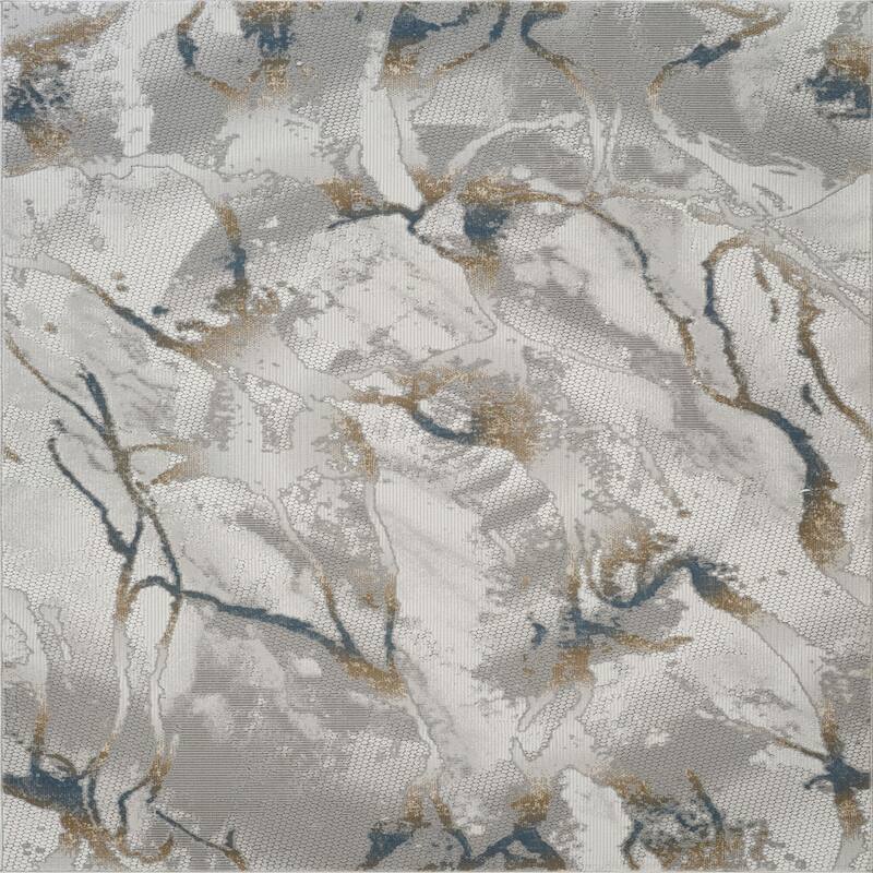 Gray 7 ft. 10 in. x 10 ft. 6 in. Area Rug - 11' x 8'