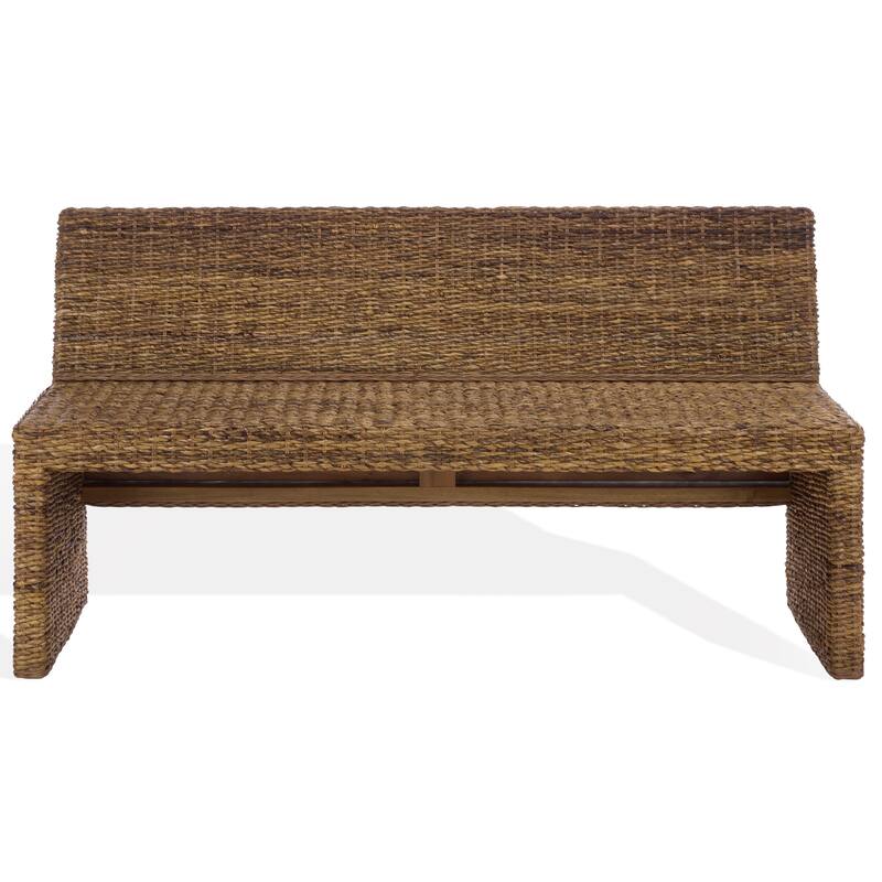 SAFAVIEH Couture Graylee Abaca Bench - 60"W x 22"D x 32"H