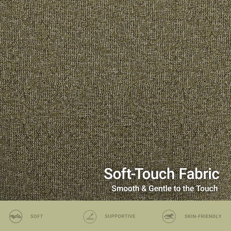 High Back Dining Chairs Upholstered Padded Kitchen Chairs Wood Legs for Restaurant Cafe