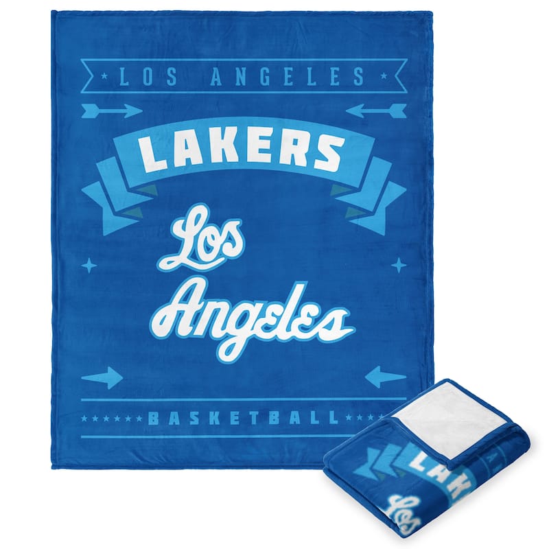NBA Hardwood Classic Lakers Silk Touch Throw