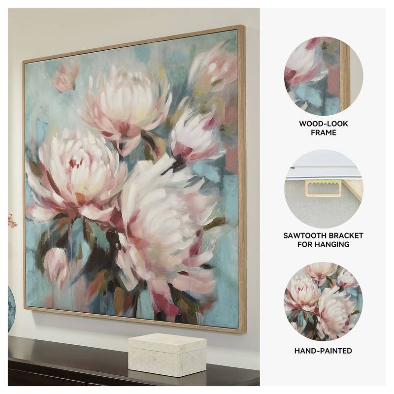 Signature Design by Ashley Parryville Blue/Pink Wall Art