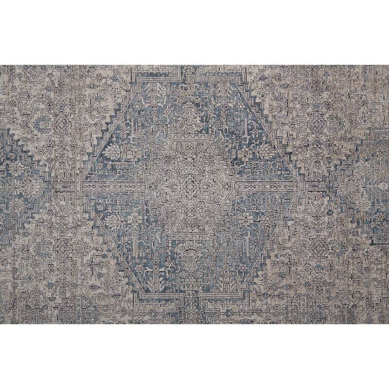Grand Bazaar Gilford Machine Made Medallion Transitional Area Rug