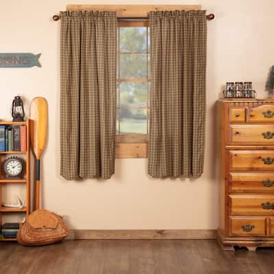 Cedar Ridge Short Panel Scalloped Set of 2 63x36 - Short Panel 63x36
